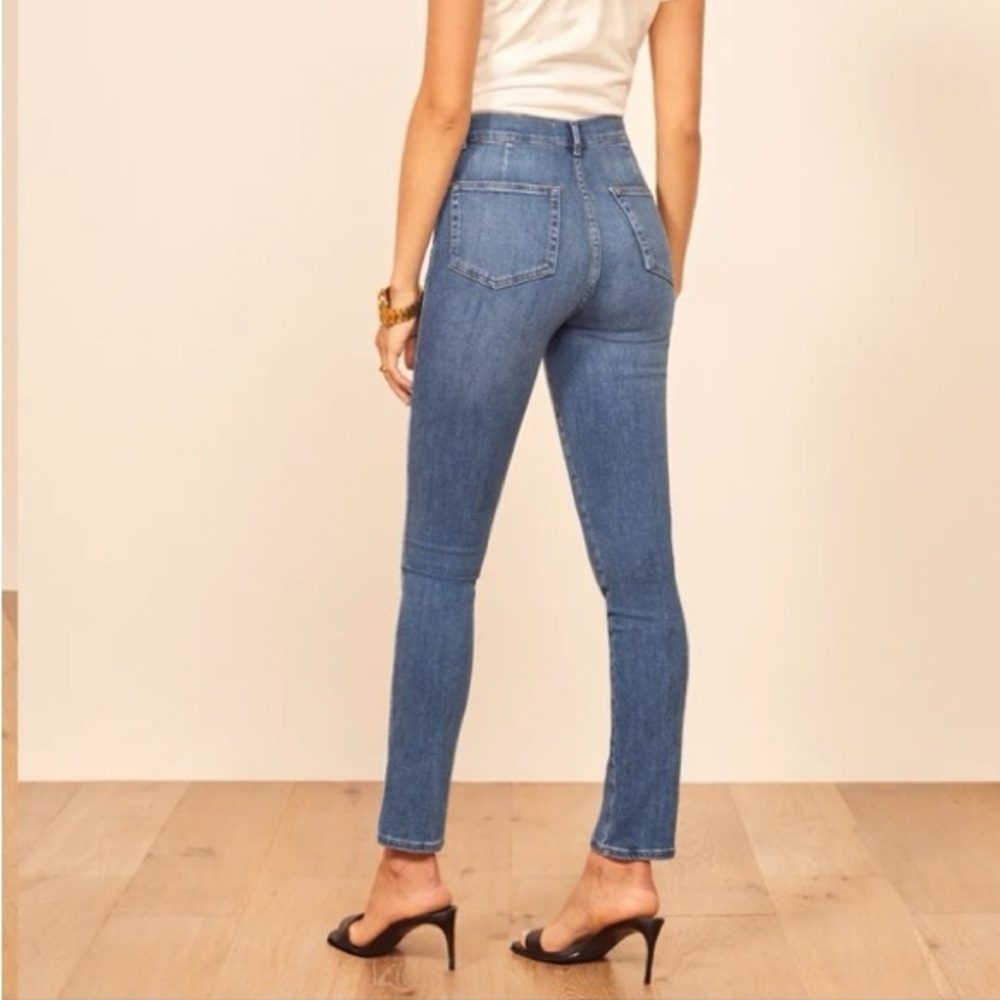 Reformation May High and Skinny Jeans